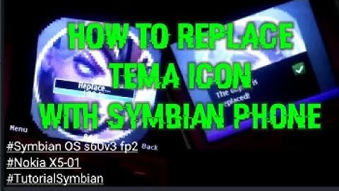 Replace Theme Icon Symbian, How to? | GUDANGskins