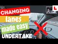 HOW TO CHANGE LANES UK: POV talk through with driving instructor //