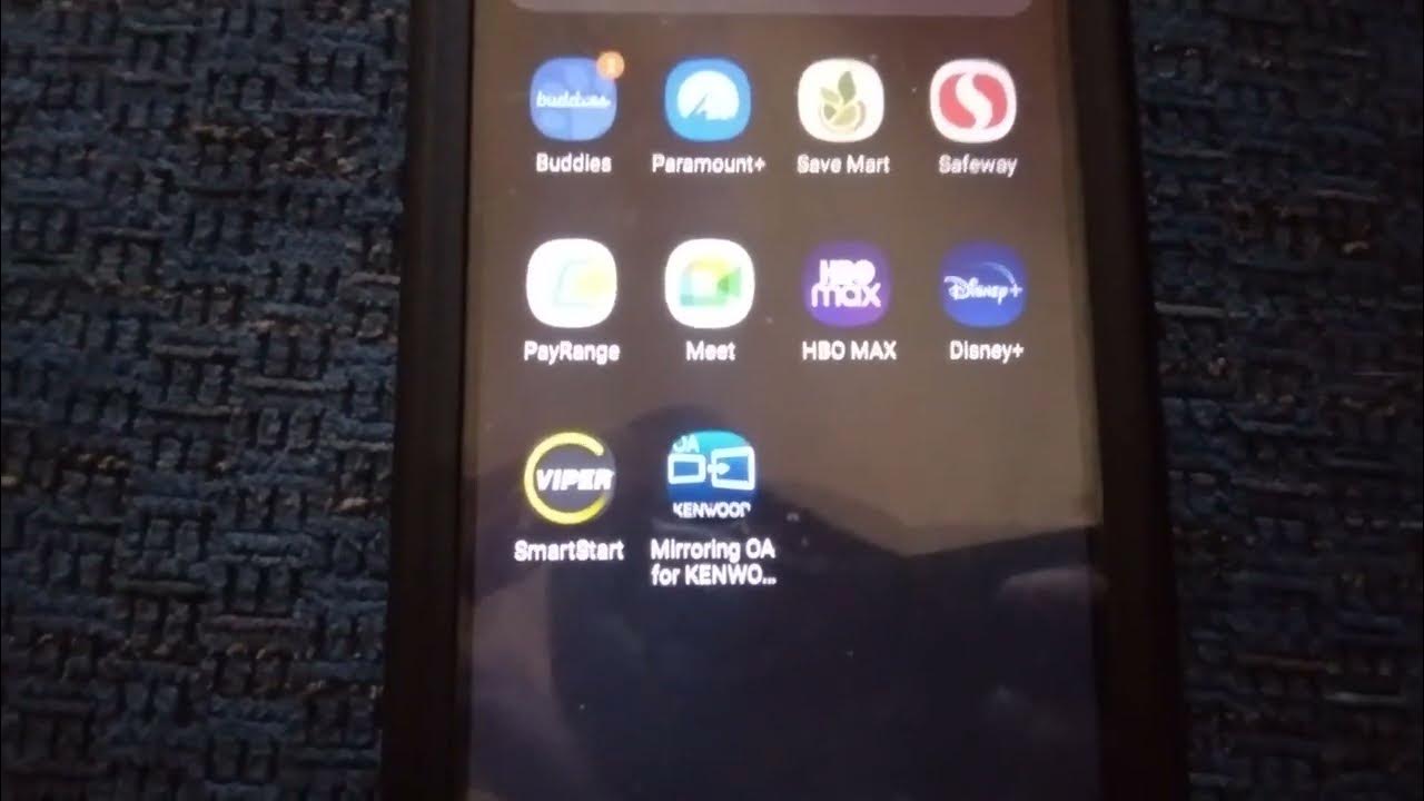 how to mirror your android phone on a kenwood car stereo YouTube