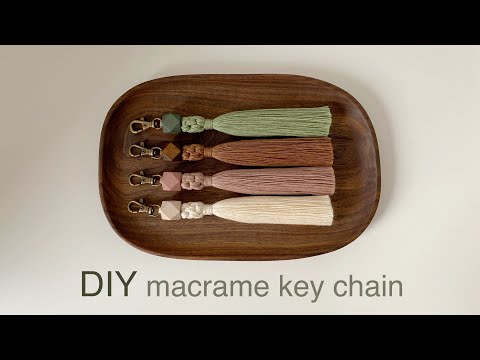 How To Make A Tassel Keychain - Sharifa Creates