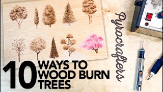 10 Best Ways to Wood Burn Trees   Pyrography Techniques