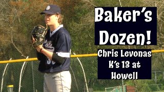 CBA 12 Howell 4 | HS Baseball | Chris Levonas 13 K's