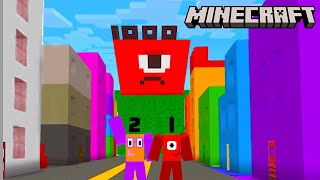 Numberblock World Minecraft Build | Numberblock Houses 110