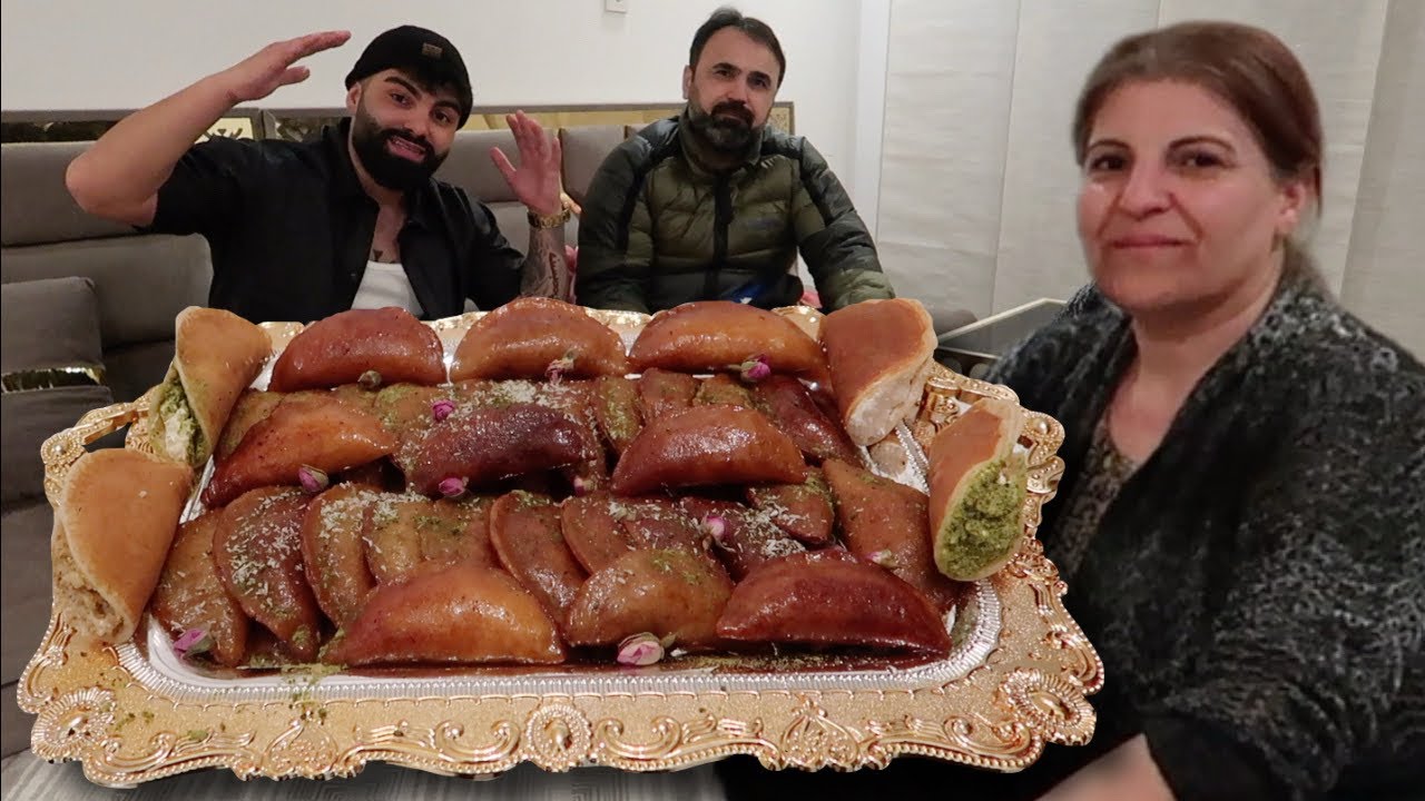 QATAYEF SYRISCHE SPEZIALITÄT | RAMADAN‘S DELIKATESSE |  WIR STREITEN UNS 😱 Rami.K