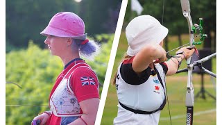 Germany v Great Britain – recurve under 21 women team gold | Lilleshall 2022 Youth Championships