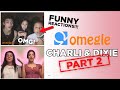 Charli D&#39;amelio on Omegle [PART 2] - FAKE PRANK - Hilarious Reactions!