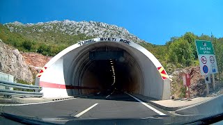 Tunel Sveti Rok, historie tunelu a sjezd k moři - Chorvatsko 2022