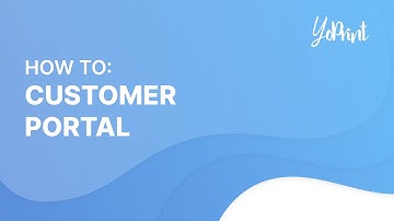 Customer Portal Overview