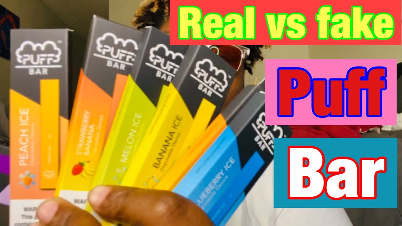 Real Vs Fake Puff Bar How To Know 🤢2020 Youtube