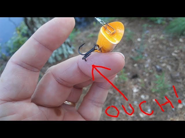 Removing a Fish Hook Deep in my Finger - It Made me Cry 