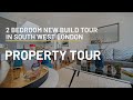 Inside a Two Bedroom New Build Apartment in South West London | Property Tour U.K.