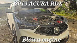 My 2019 Acura RDX blew up at 74000 miles. Rip you were a good car while you lasted.