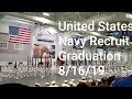 United States Navy Recruit Graduation Ceremony 8/16/19