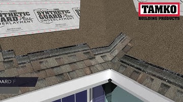 Step 5 - Closed Roof Valley Installation - TAMKO Heritage Series shingle installation instructions