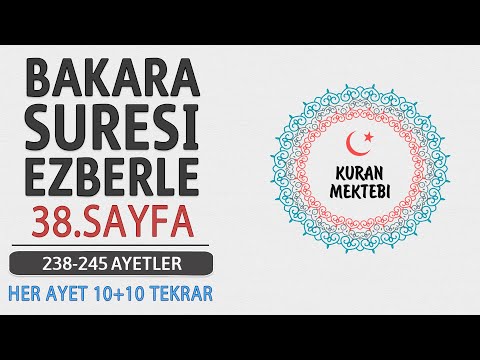 Bakara suresi 38.sayfa
