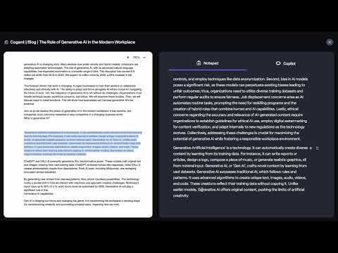 Upword AI Notepad