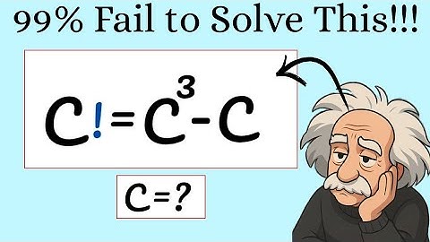 United States || can you solve this? || Factorial Math Problem || c=?