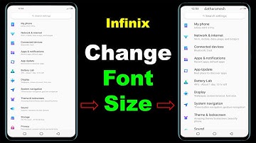 How to Change Font Size In Infinix Hot 9 Pro