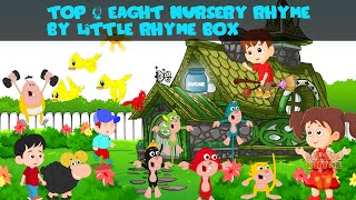 Five Little Monkeys & Many More Popular Rhymes Nursery Rhyme Collection By Little Rhyme Box