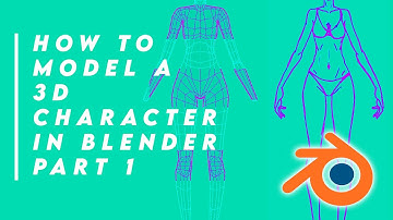 How to model character in blender (part 1)