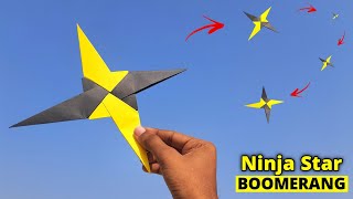 how to make paper boomerang