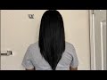 Relaxed Hair After Natural Update | Blow Dry and Flat Iron