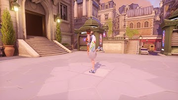 Tracer Dance Emote with Sprinter Skin in-game (Summer Games 2016)(PS4)