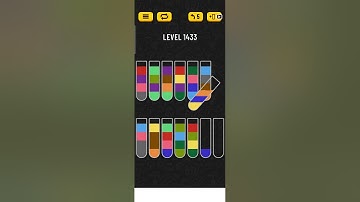 Water sort puzzle level 1433