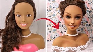 REPAINTING BARBIE DOLL | STUNNING BARBIE MAKEOVER TRANSFORMATIONS