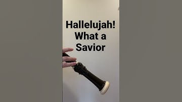 Hallelujah!What a Savior / tenor recorder
