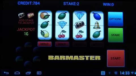 Barmaster slot machine autostart mode gameplay