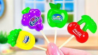 Fruit Jelly Stick Dessert Ideas 🌈 Miniature Coca Cola Honey Jelly Recipes 🍉 Miniature Jelly Making 💖