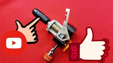 I made a abloy disc rotator for 92¢  Thanks Chris Capune 👍👍