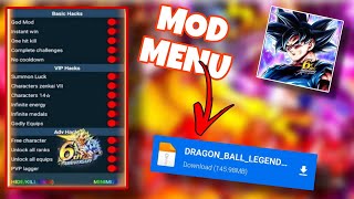 VIP MOD MENU 🔥 DB LEGENDS MOD APK HOW TO DOWNLOAD ??