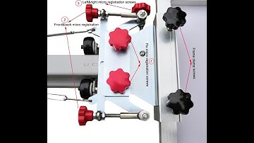 new invention of smart micro registration system for manual screen printing machine