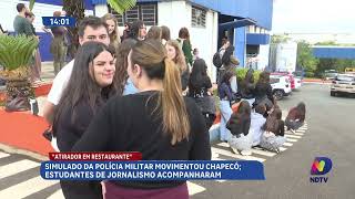 Simulado operacional da PM reforça segurança da comunidade