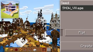 NEW! BEST Snow Village SEED in Craft World screenshot 2