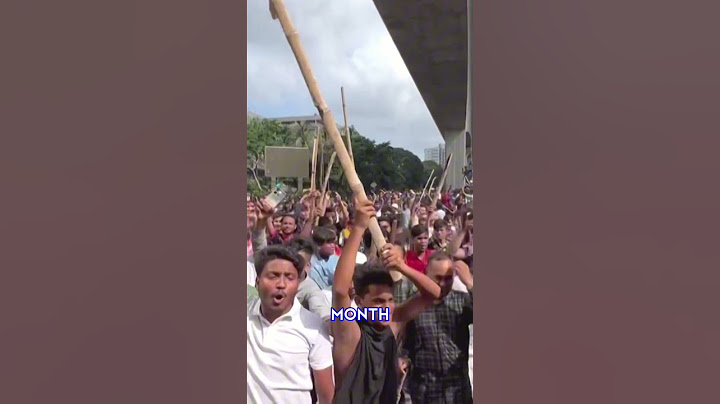 বাংলাদেশের প্রধানমন্ত্রী শেখ হাসিনা পদত্যাগ করে দেশ ছেড়ে পালিয়েছেন