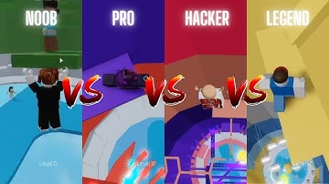Tower of Hell - Noob vs Pro vs Hacker vs Legend