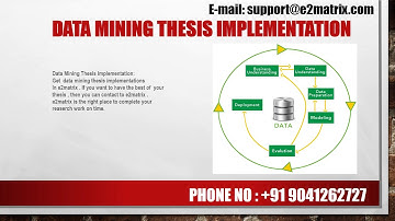 Get Latest Data Mining Thesis Topics -9041262727
