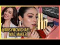 PROBANDO EL LABIAL DE ROSY MCMICHAEL CON MAC | COLECCION DE KARL LAGERFELD CON L'OREAL | MONILLACA