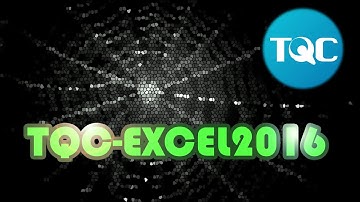 TQC-Excel 2016 204-2-A
