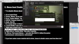 Guide Graphic Mouse Settings For Gamers. Also Userconfig For Cs Players