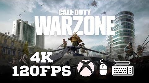 [POV] COD Warzone | XBOX series X 4K 120 hz | Keyboard and mouse | Delay? Input lag? Let