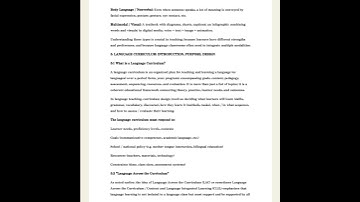 B.ed 1semster 2025 Epic 1 introduction of language across the curriculum #shorts #videos