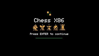 Chess x86 - A bootable chess game running baremetal on x86_64 CPU without any OS