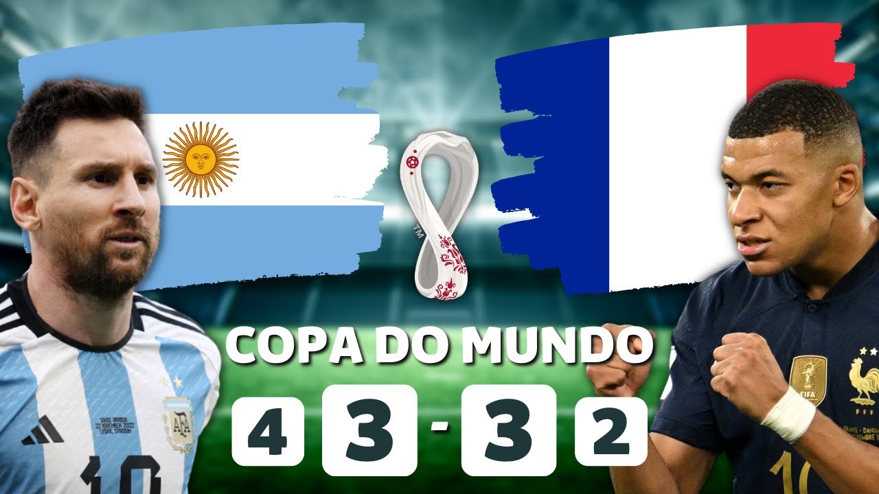 Argentina 3 x 3 França (Pênaltis 4-2) 🏆 Final Copa do Mundo 2022