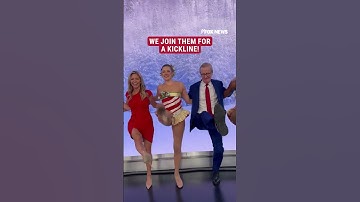 The Rockettes joined Fox & Friends to teach Ainsley, Steve, and Lawrence their famous kickline!