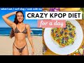 I TRIED A CRAZY KPOP DIET FOR A DAY | before and after results, what I eat in a day & surfing vlog