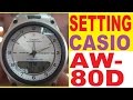 Setting casio aw80d7a manual for use